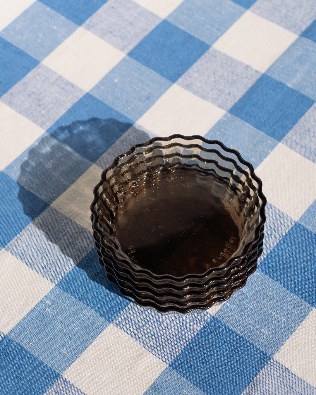 Vintage Arcopal Mini Tartlet Glass Plates Mid-Century Modern - Vecino Shop