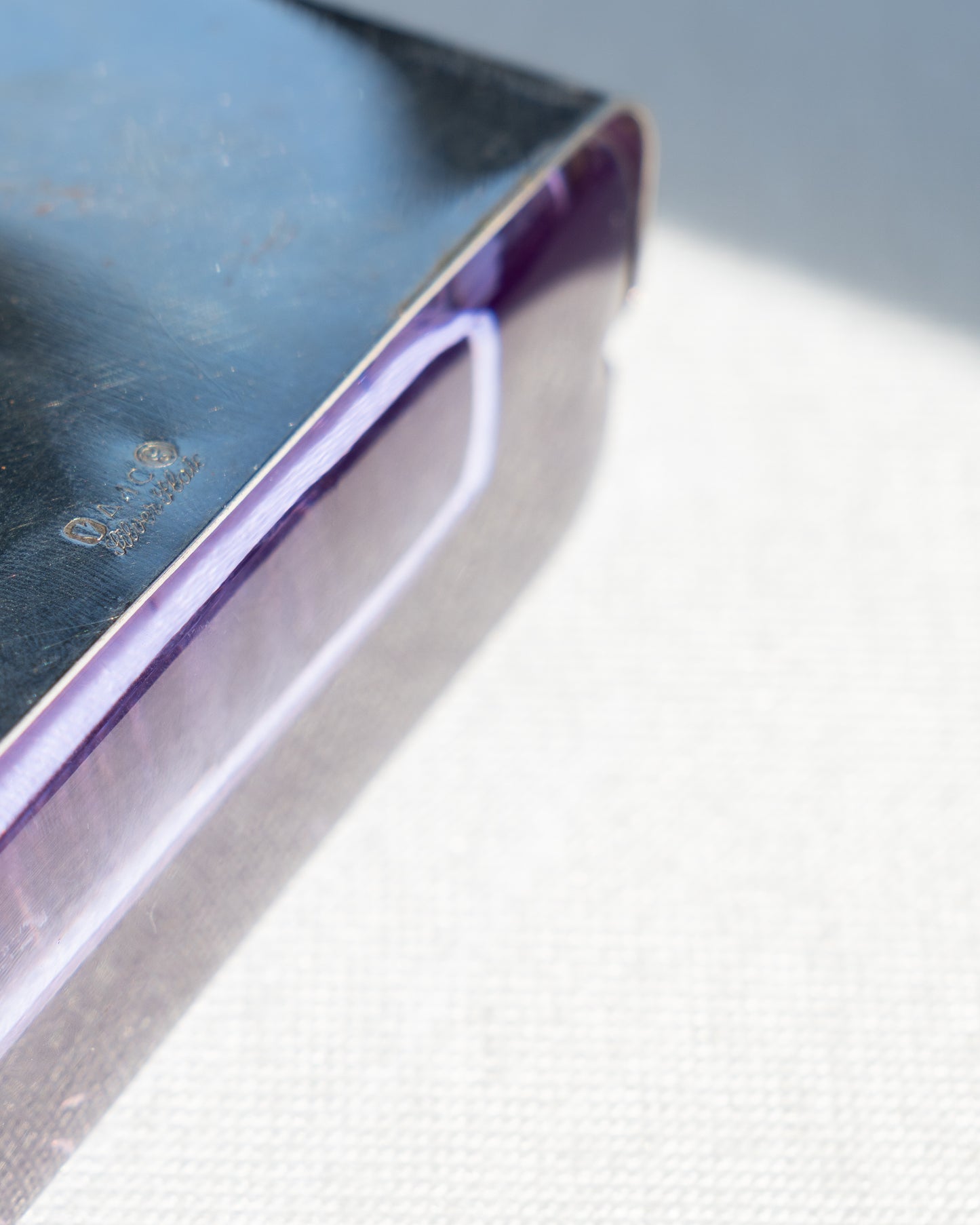 Vintage Joe Colombo Glass Cigar Box MCM - Vecino Shop