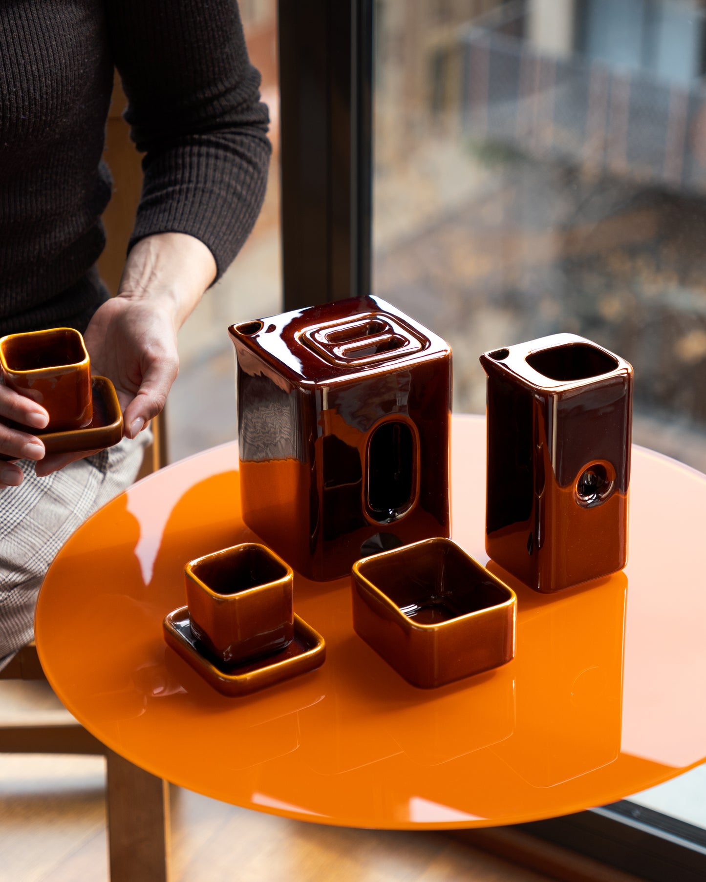 Vintage Modular Coffee Serving Set Mid-Century Modern MCM