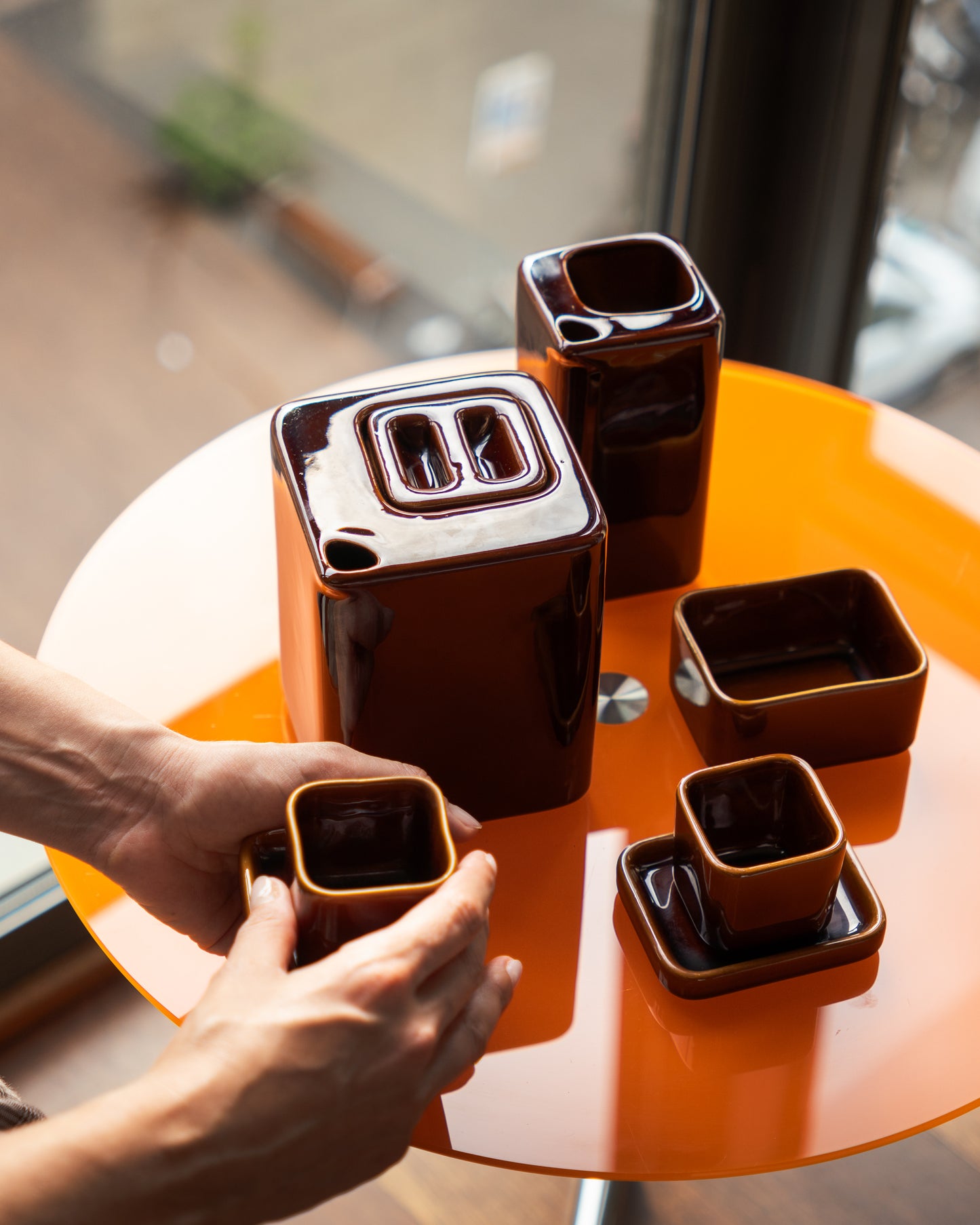 Vintage Modular Coffee Serving Set Mid-Century Modern MCM