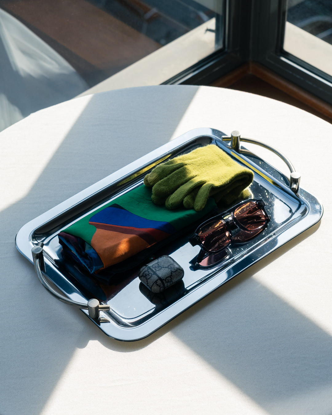 Vintage Stainless Steel Tray - MCM - Vecino Shop