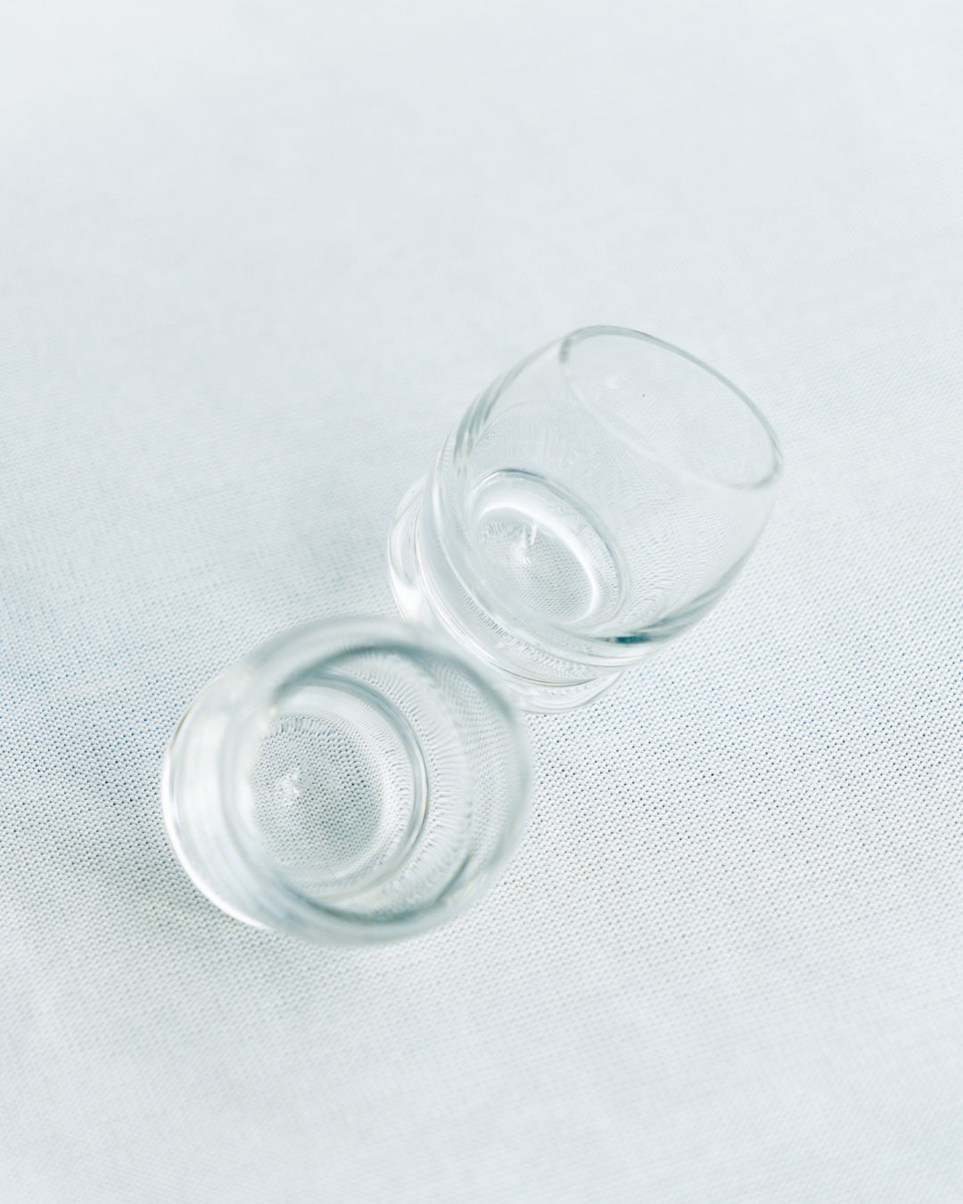Set of 2 vintage Rosenthal Schnapps egg glasses with elegant design, perfect for collectors or barware enthusiasts. Mid-century modern - Vecino Shop