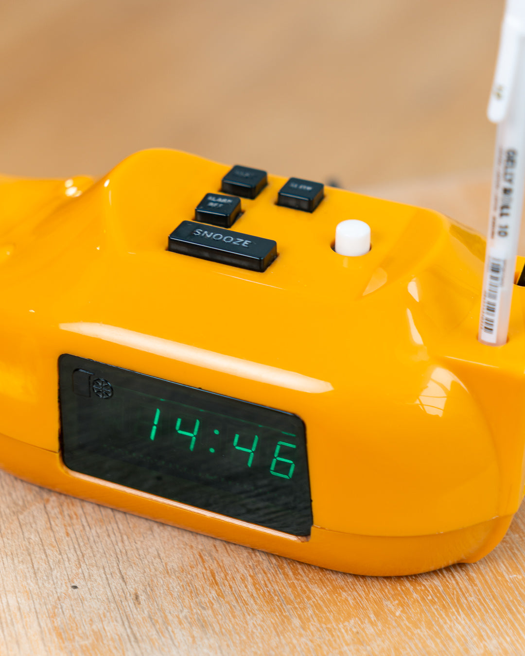 Vintage Favor Sakurino Alarm Clock Lamp – Yellow 1980s