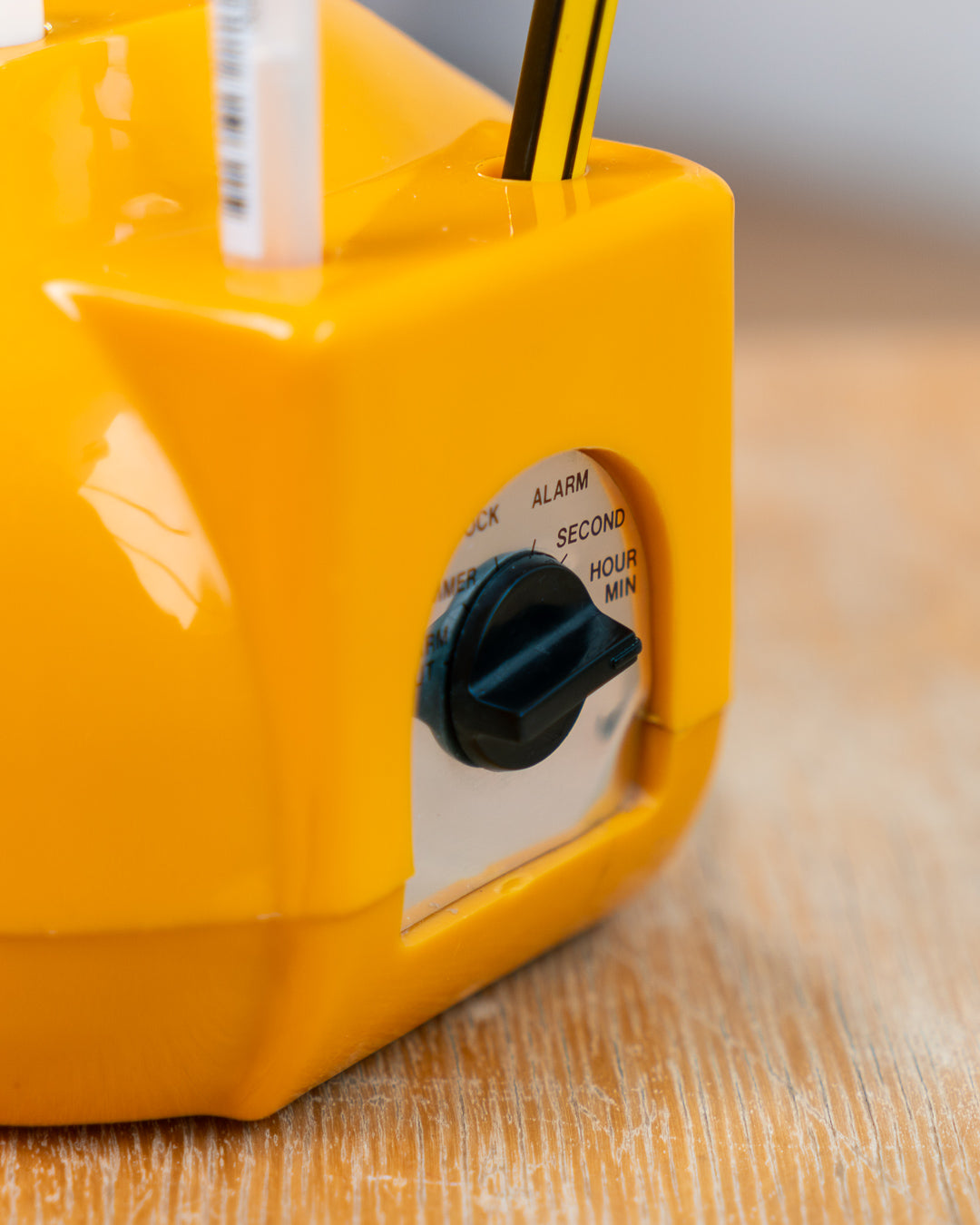 Vintage Favor Sakurino Alarm Clock Lamp – Yellow 1980s