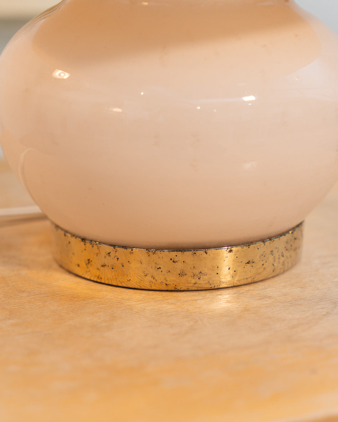 Mid-century modern 1970s Murano glass mushroom lamp, ambient lighting