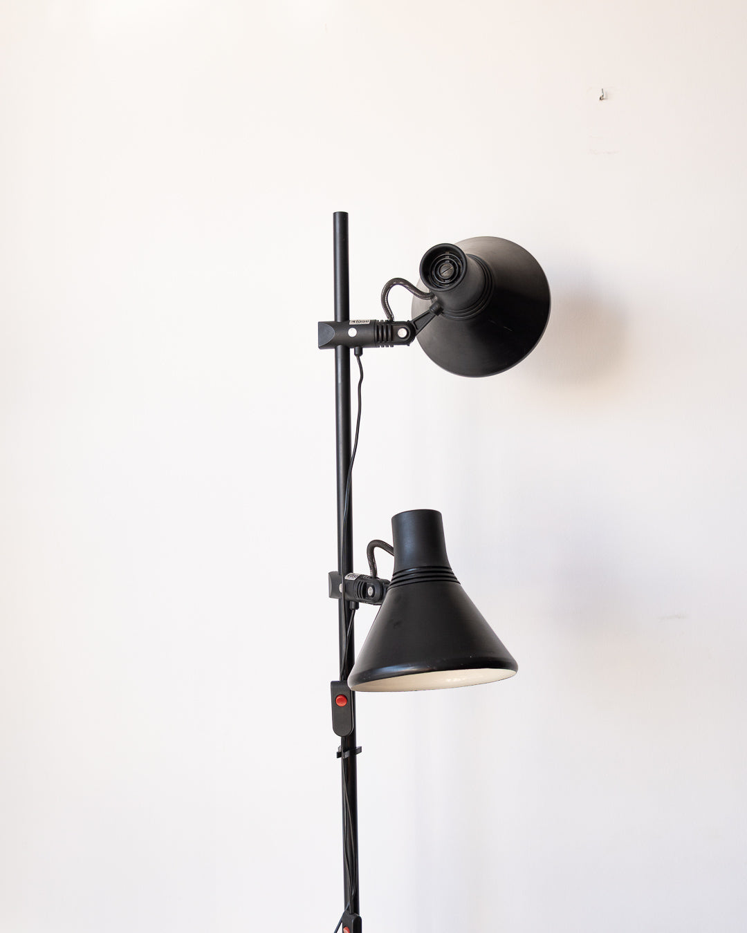 Vintage Fase 70s Floor Lamp – 2 Architect-Style Shades
