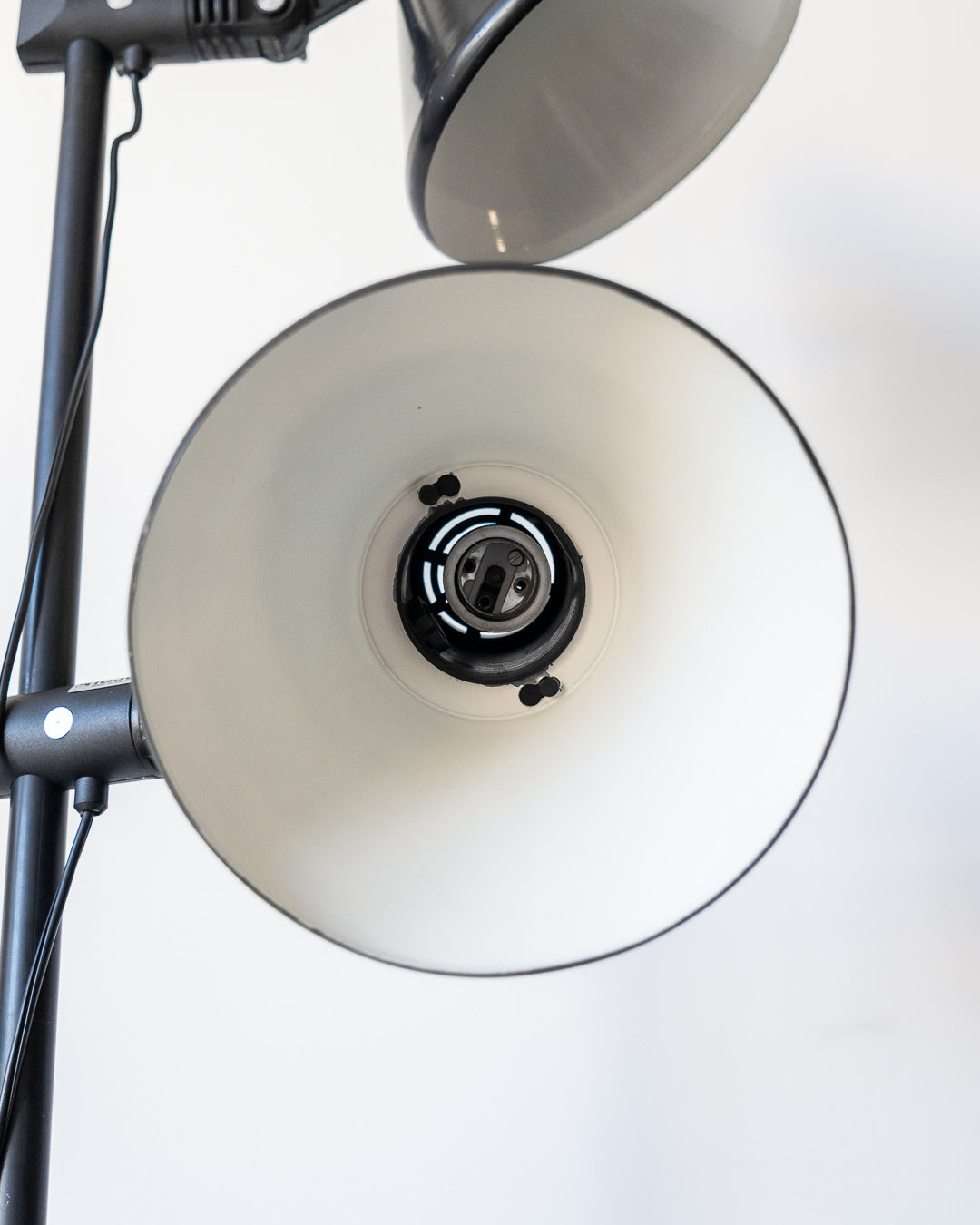 Vintage Fase 70s Floor Lamp – 2 Architect-Style Shades