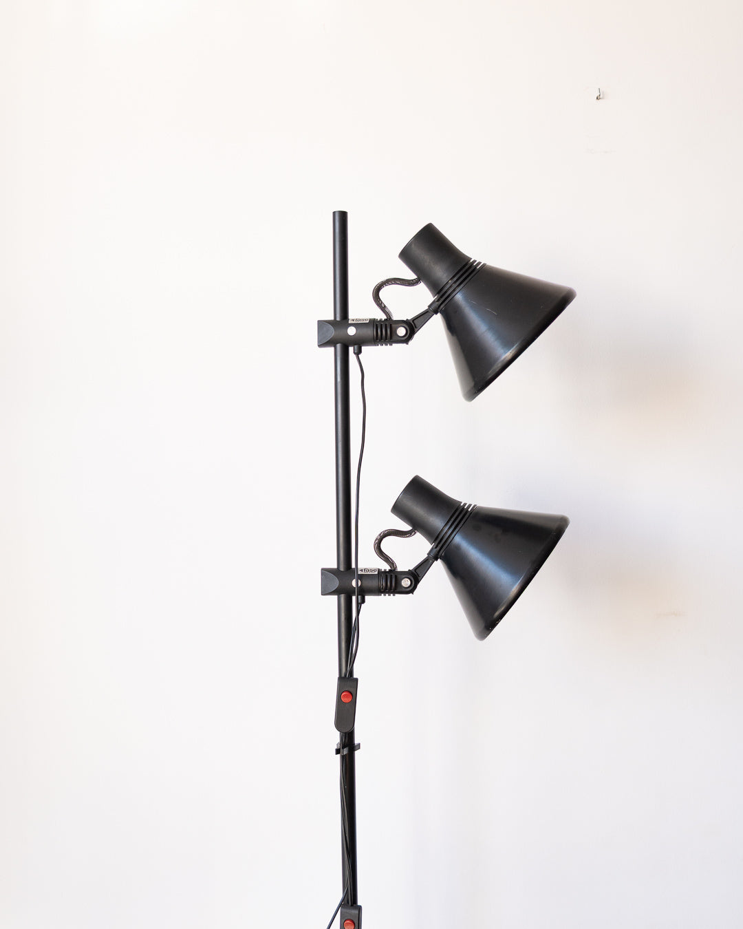 Vintage Fase 70s Floor Lamp – 2 Architect-Style Shades