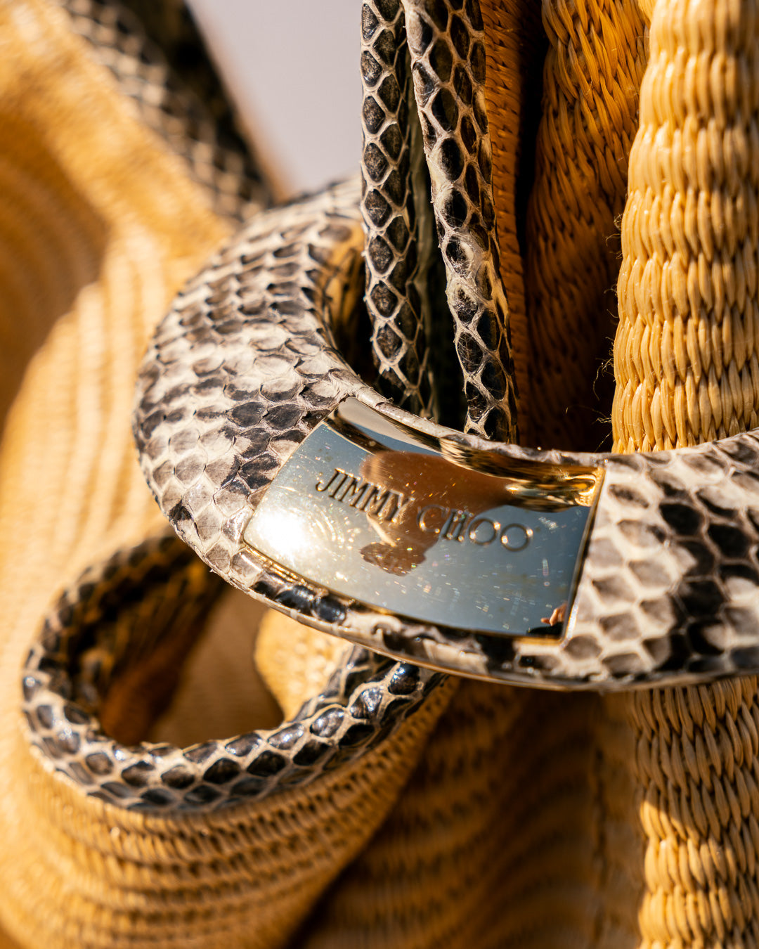 Jimmy Choo Straw Summer Bag Ibiza St. Tropez - Vecino Shop
