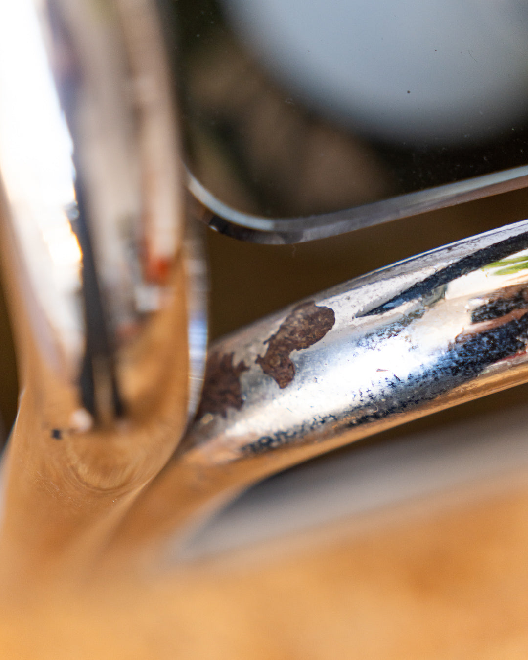 Vintage 1970s chrome and smoked glass two-tier side table – Vecino Shop