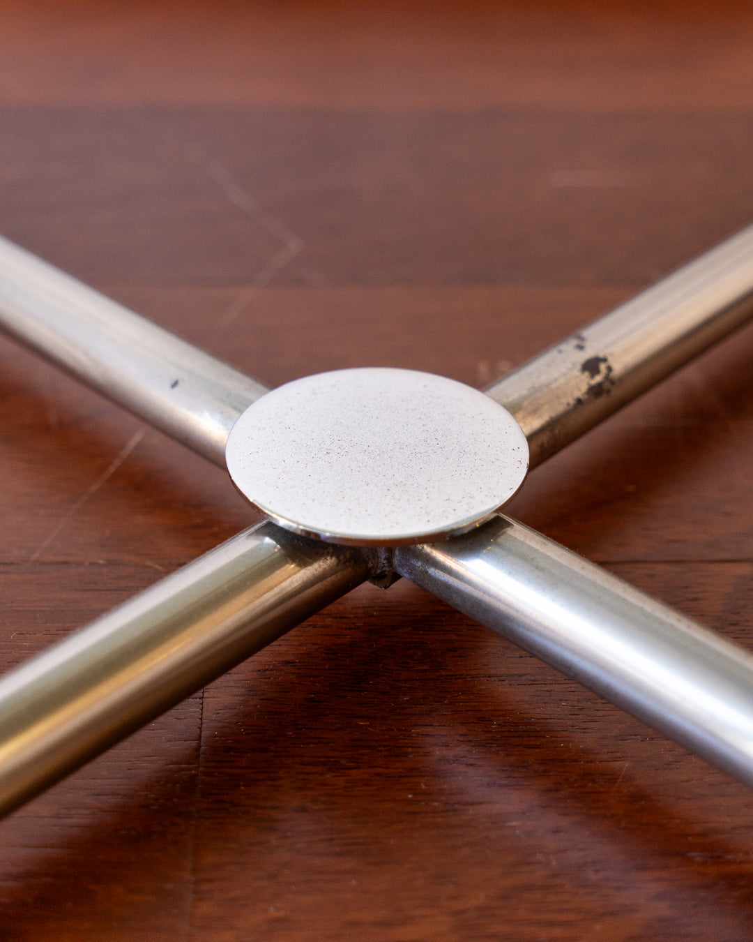 1970s chrome and smoked glass vintage coffee table – Vecino Shop