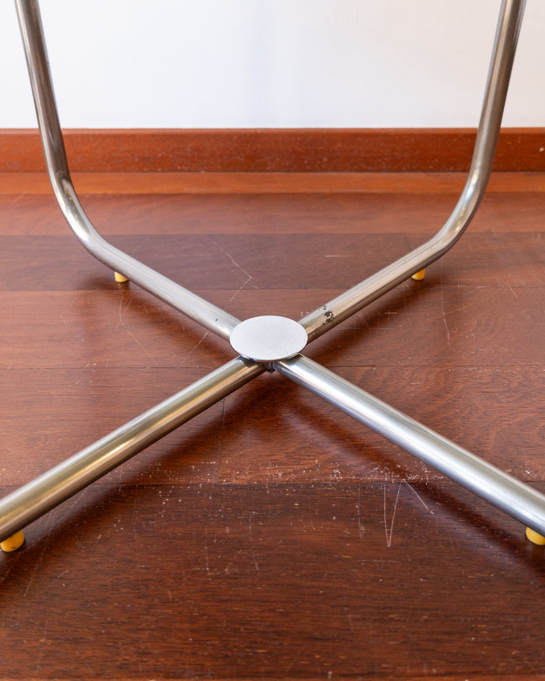 1970s chrome and smoked glass vintage coffee table – Vecino Shop