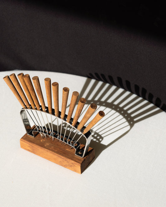 Vintage Appetizer Fork Set - Mid-Century Modern - Vecino Shop