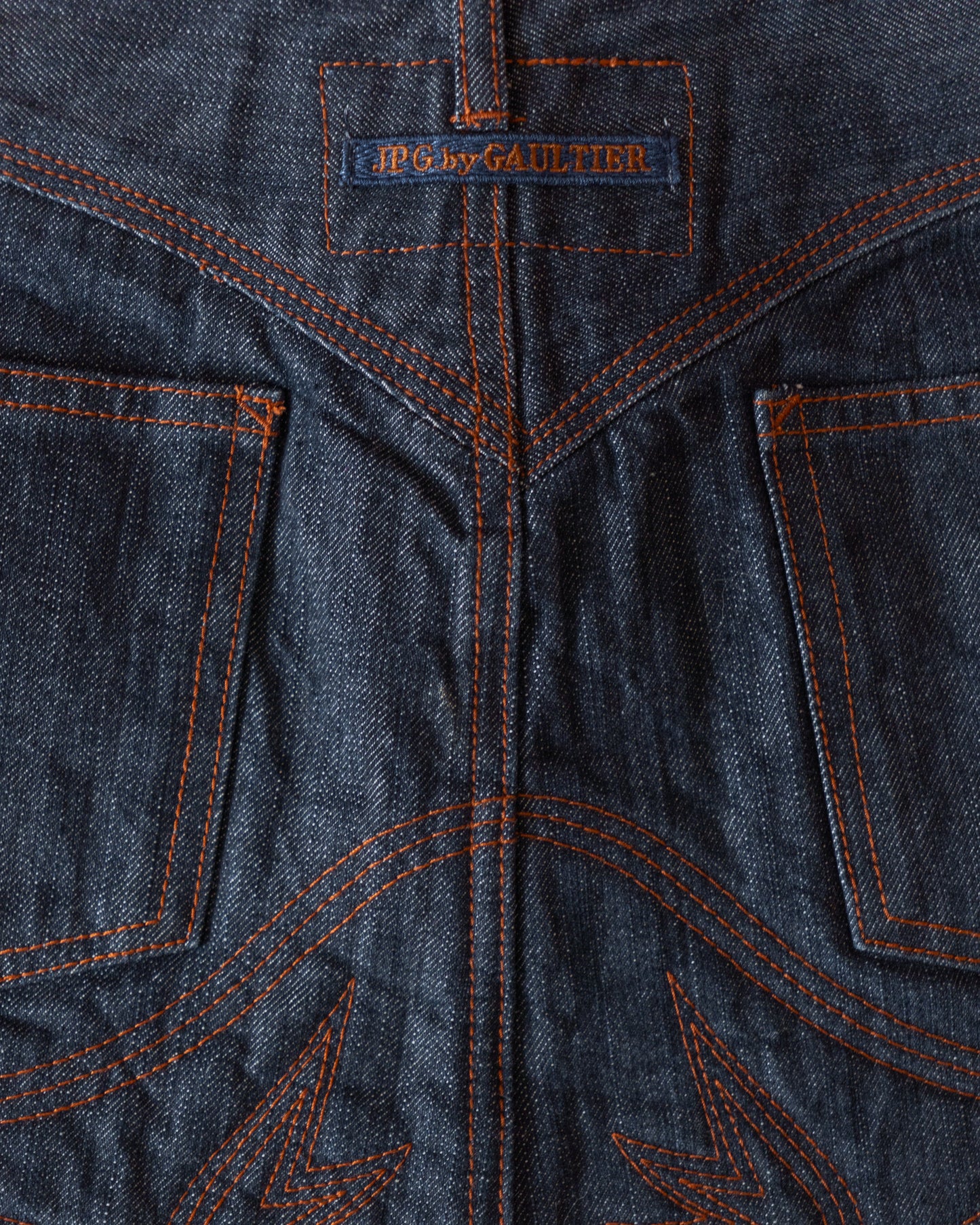 Vintage JPG by Jean-Paul Gaultier Low-Rise Denim Miniskirt - Vecino Shop