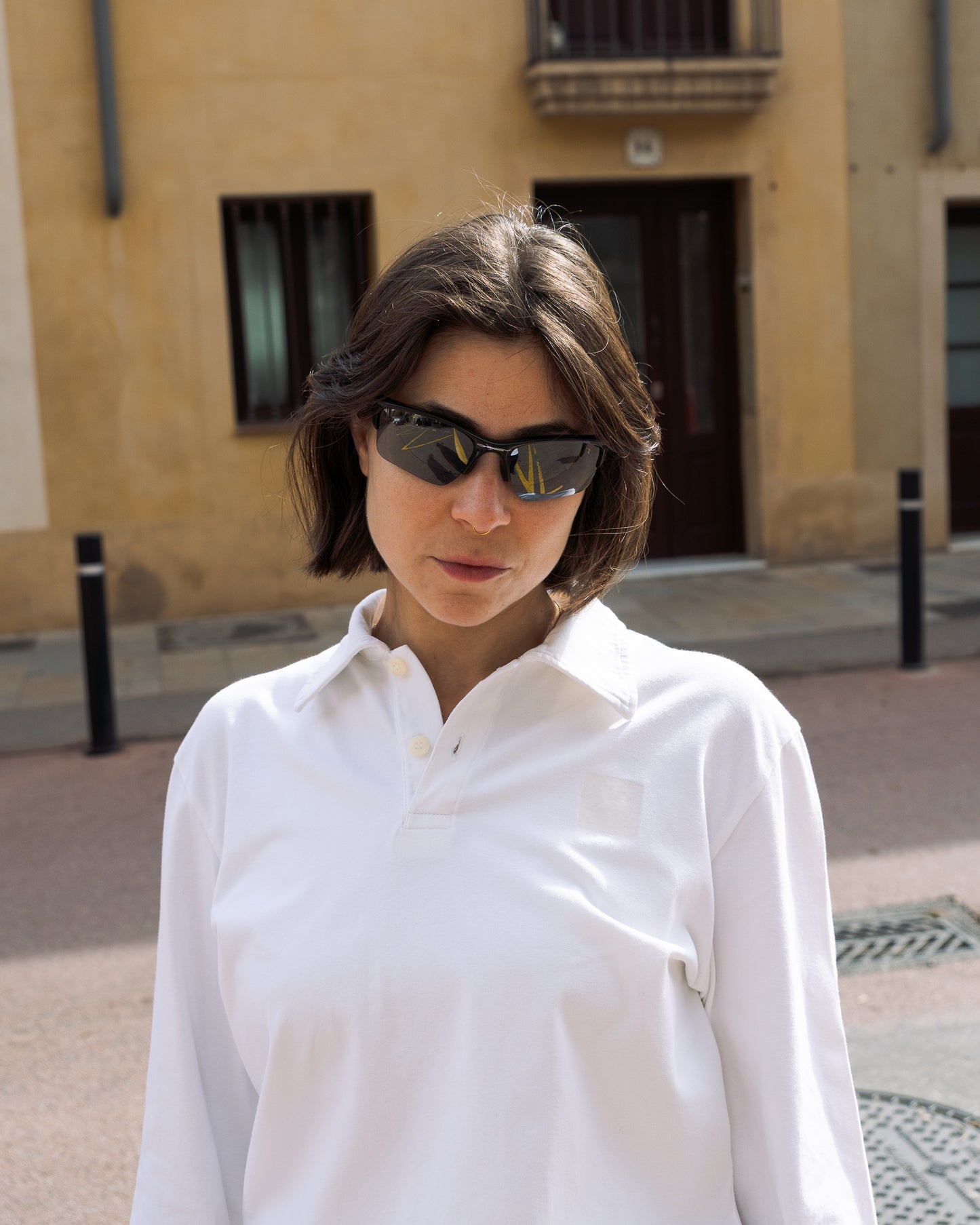 Vintage Marité + Françoise Girbaud Long Sleeve Polo Shirt - Vecino Shop