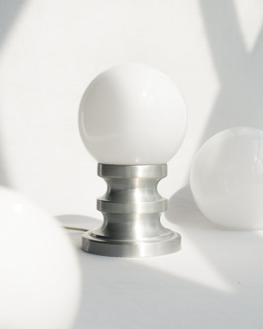 Vintage Space Age Lamp Mid-Century Modern Silver - Vecino Shop