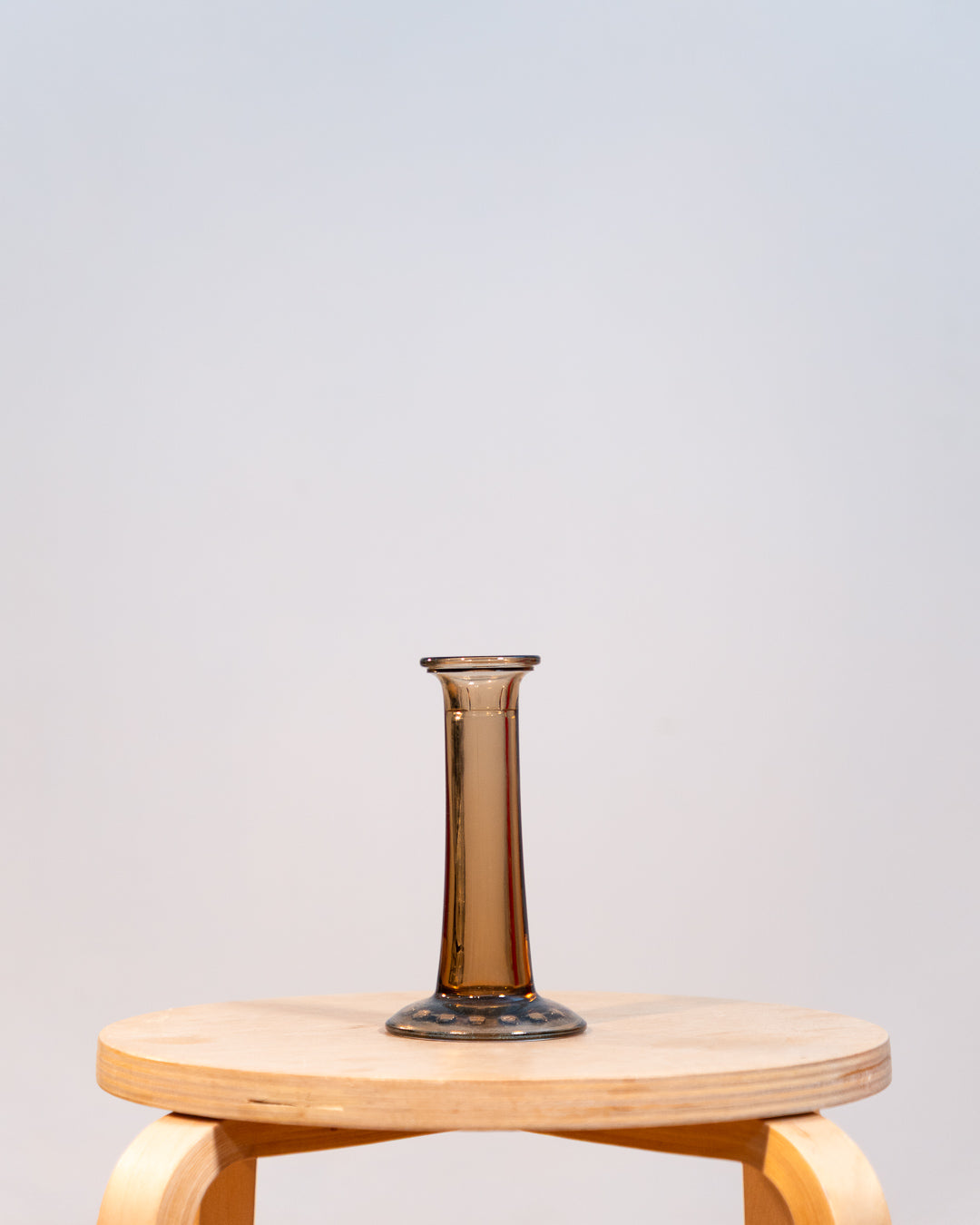 Vintage dark amethyst glass candle holder and flower vase by Antonio Miró for CAM from the 1980s. Vecino Shop
