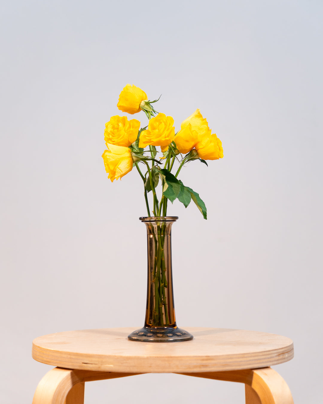 Vintage dark amethyst glass candle holder and flower vase by Antonio Miró for CAM from the 1980s. Vecino Shop
