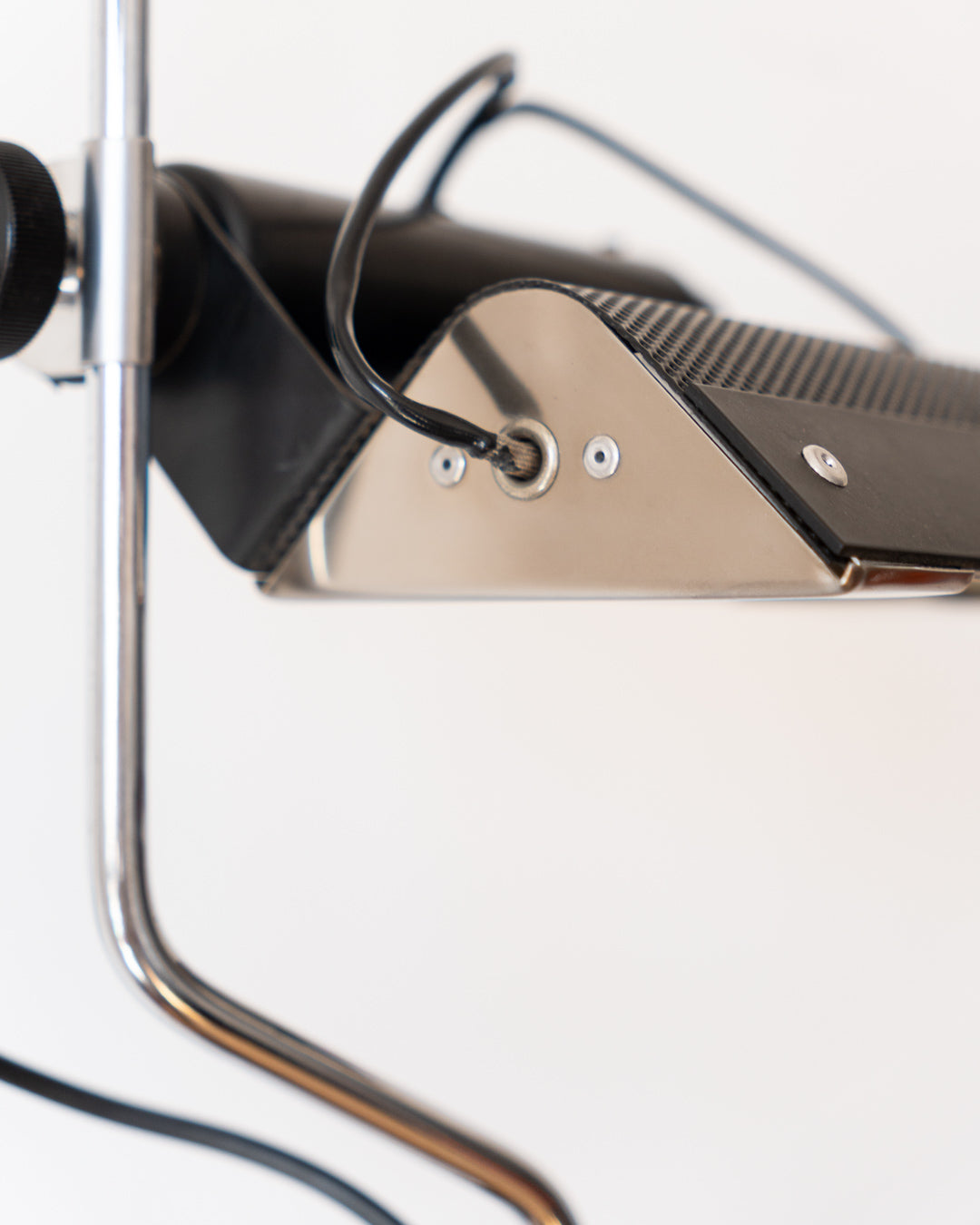 Vintage Carpyen H19 black and chrome floor lamp with dimmer, Spain, 1970s – Vecino Shop