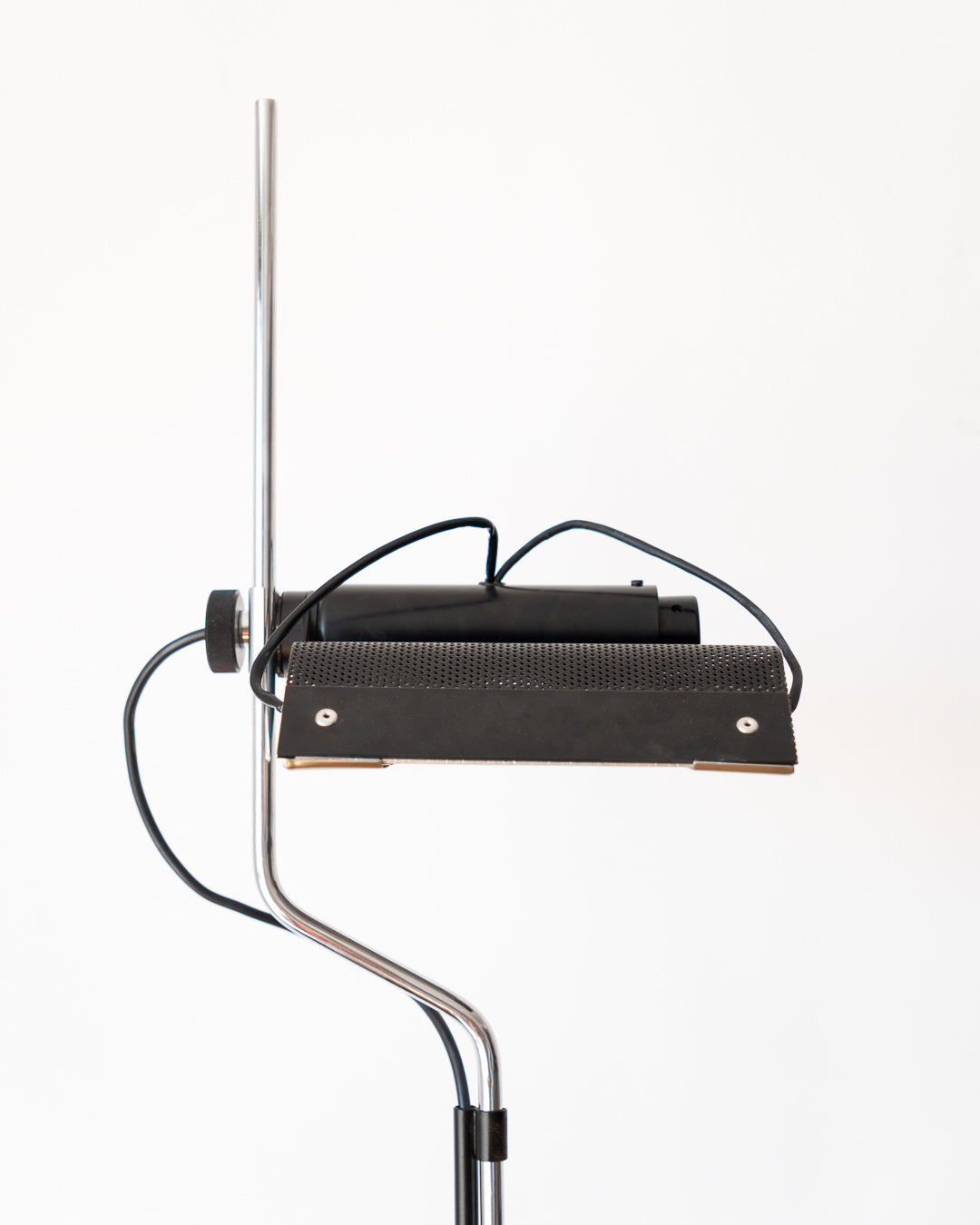 Vintage Carpyen H19 black and chrome floor lamp with dimmer, Spain, 1970s – Vecino Shop