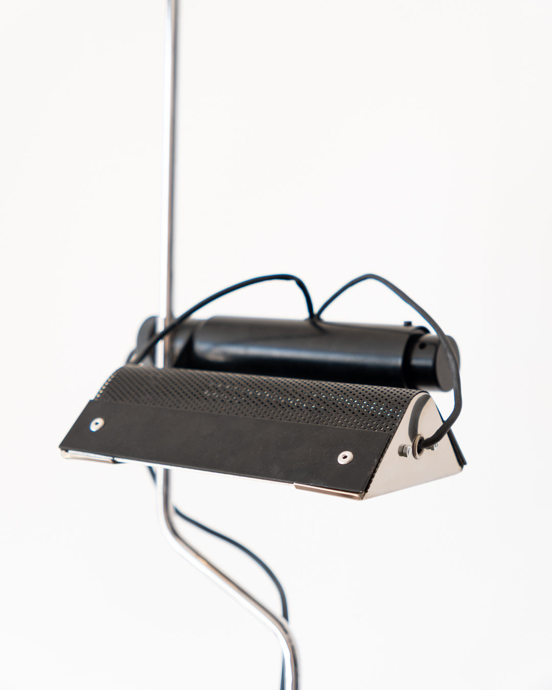 Vintage Carpyen H19 black and chrome floor lamp with dimmer, Spain, 1970s – Vecino Shop