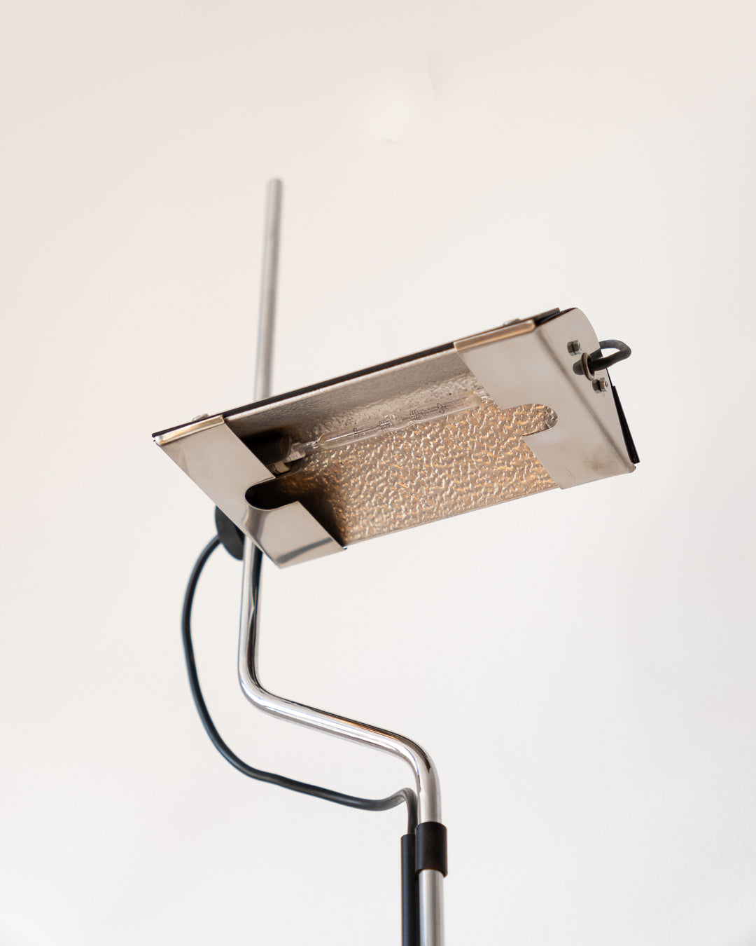 Vintage Carpyen H19 black and chrome floor lamp with dimmer, Spain, 1970s – Vecino Shop