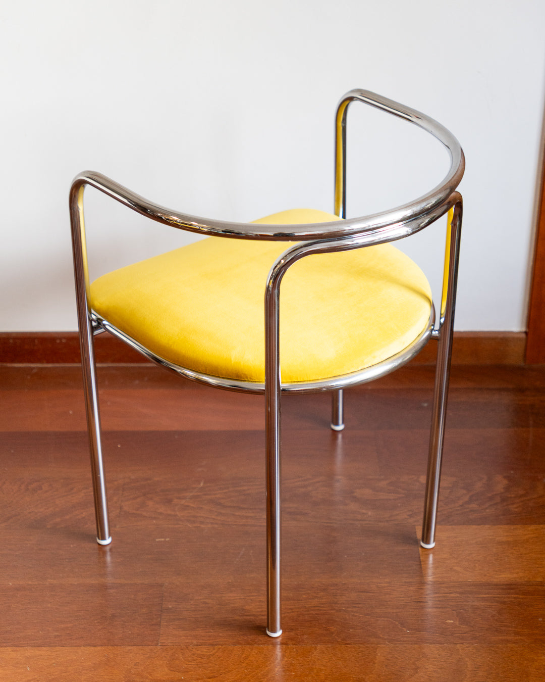 Pair of 1970s Chrome Armchairs