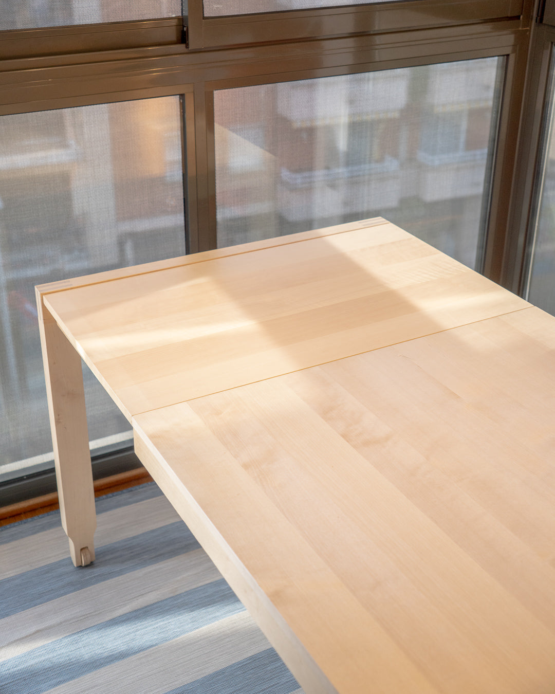 Vintage IKEA Pelto dining table, 1970s design by Niels Gammelgaard, solid birch, extendable, minor wear, excellent condition | Vecino Shop
