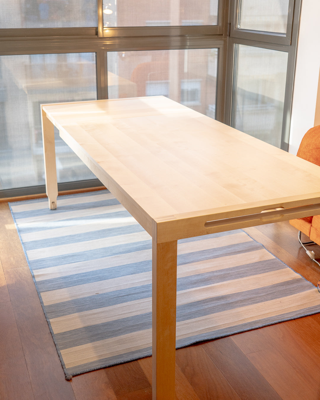 Vintage IKEA Pelto dining table, 1970s design by Niels Gammelgaard, solid birch, extendable, minor wear, excellent condition | Vecino Shop