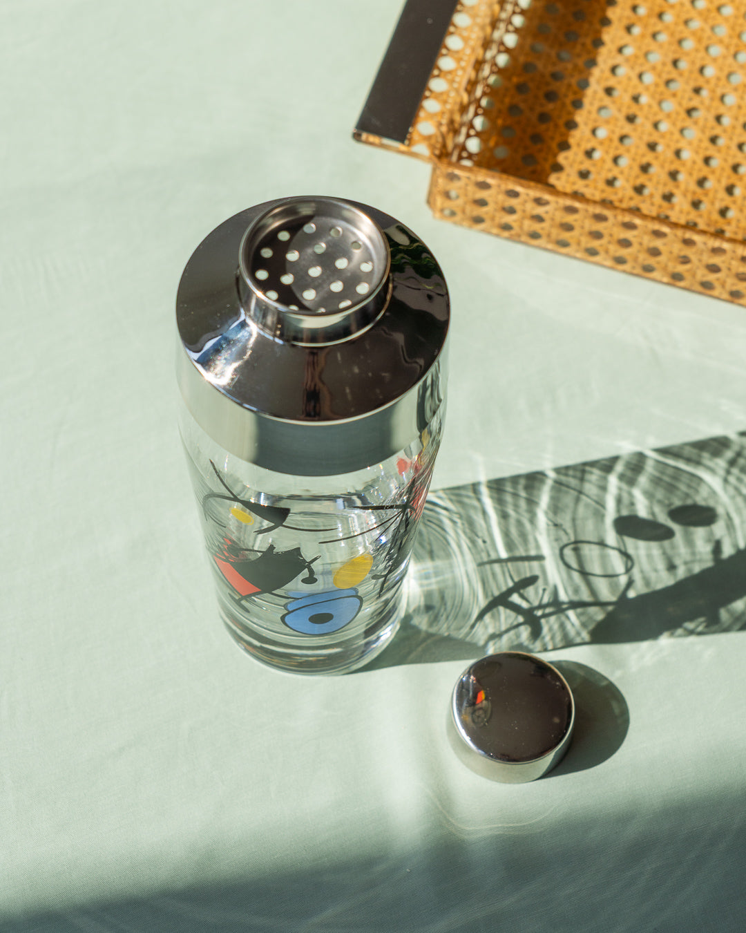Vintage Miro-style glass cocktail shaker 22 cm – Vecino Shop