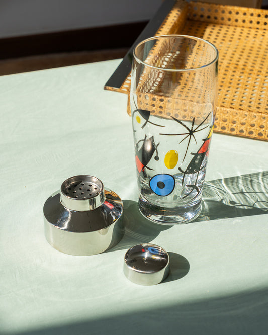Vintage Miro-style glass cocktail shaker 22 cm – Vecino Shop