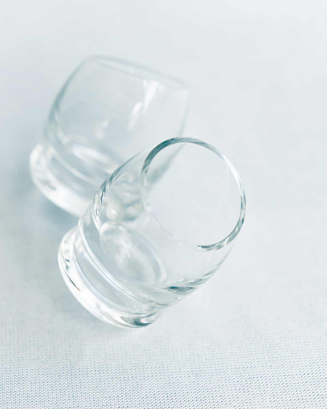 Set of 2 vintage Rosenthal Schnapps egg glasses with elegant design, perfect for collectors or barware enthusiasts. Mid-century modern - Vecino Shop