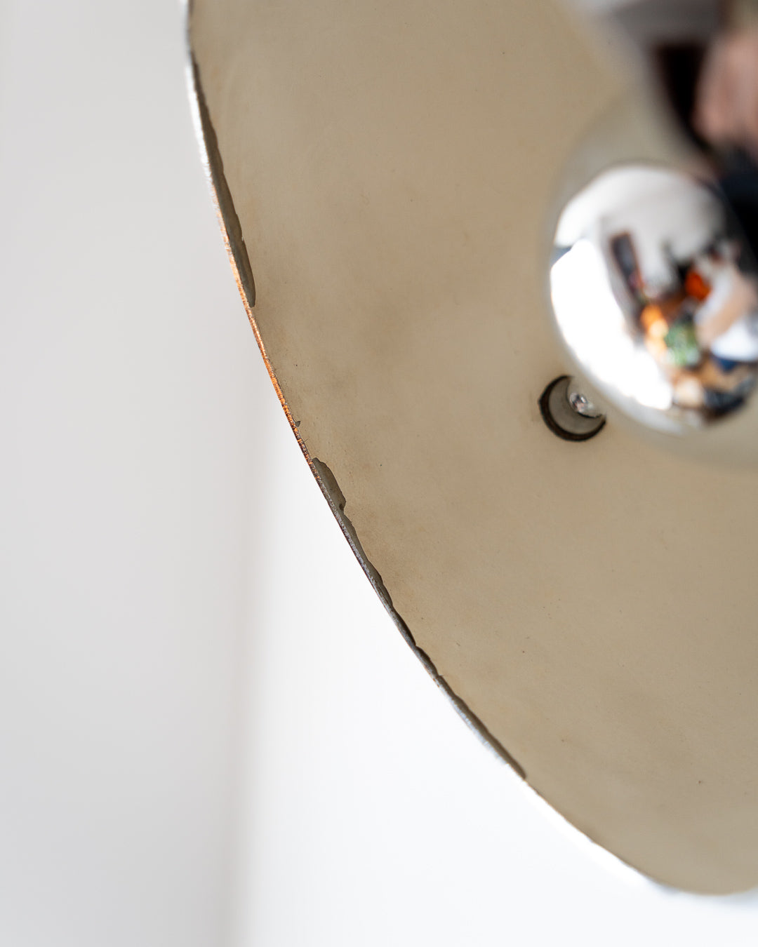 Vintage 1970s chrome eyeball wall lamp – XL size, polished finish – Vecino Shop