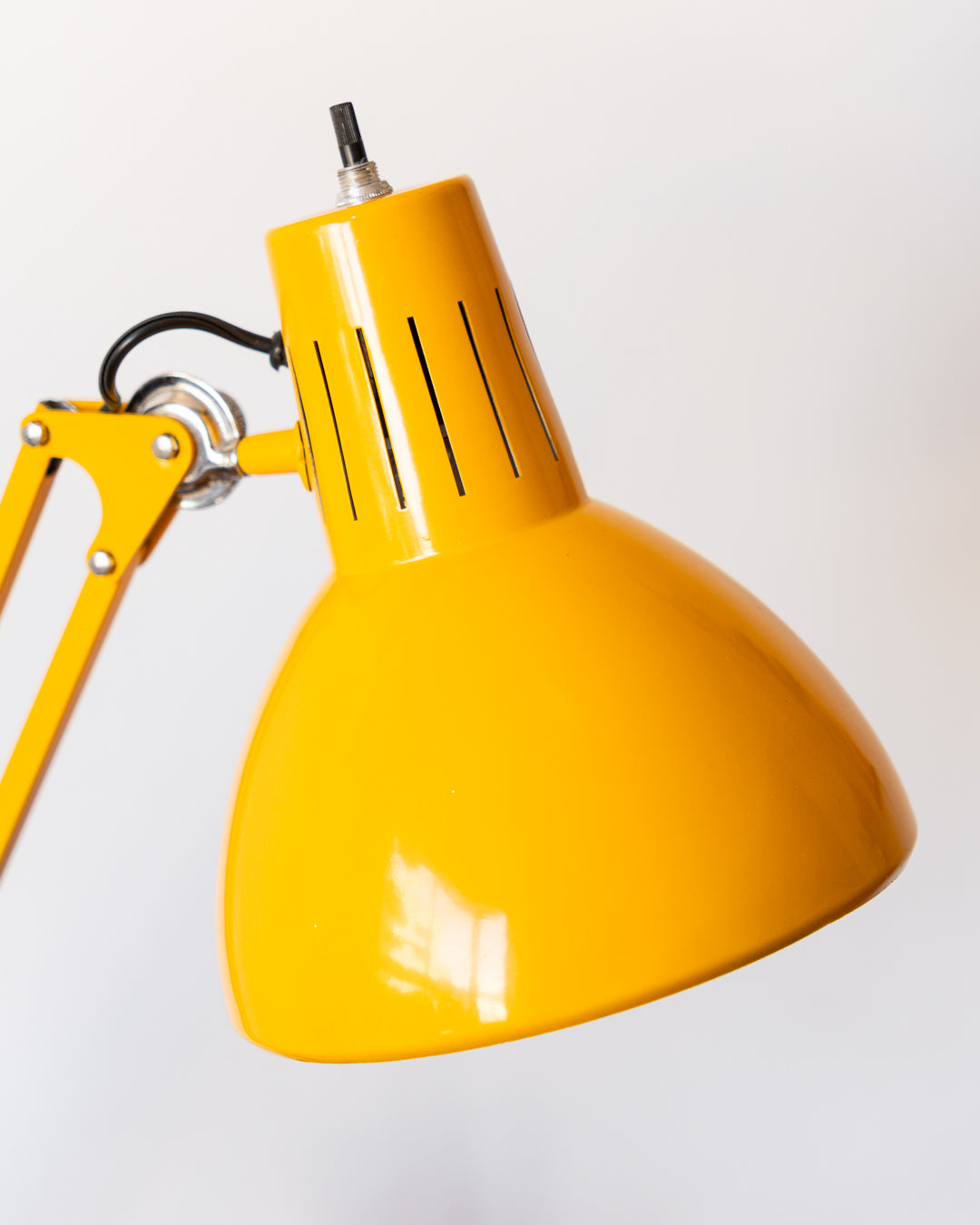 Vintage yellow Fase architect lamp, single-arm, Spain 1960s – Vecino Shop