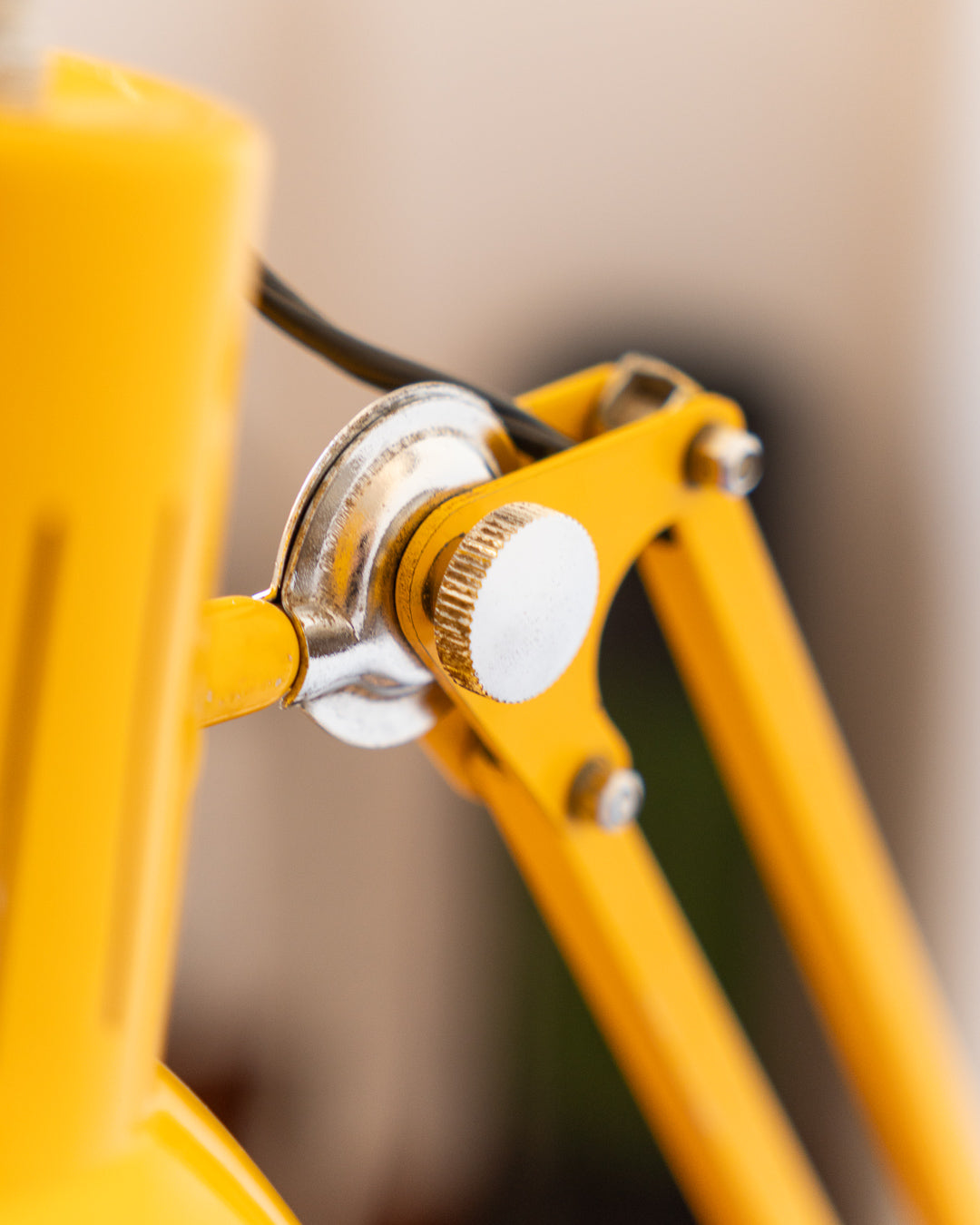 Vintage yellow Fase architect lamp, single-arm, Spain 1960s – Vecino Shop