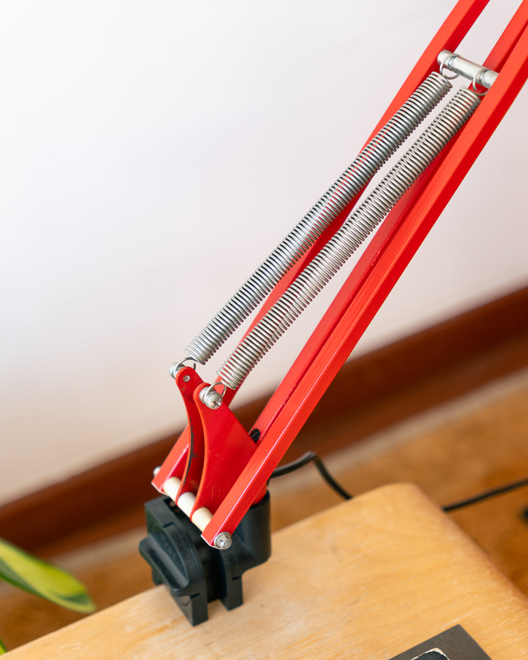 Vintage 1960s Fase red architect lamp – Spain – Vecino Shop