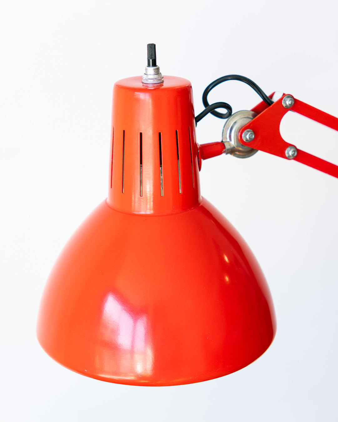 Vintage 1960s Fase red architect lamp – Spain – Vecino Shop