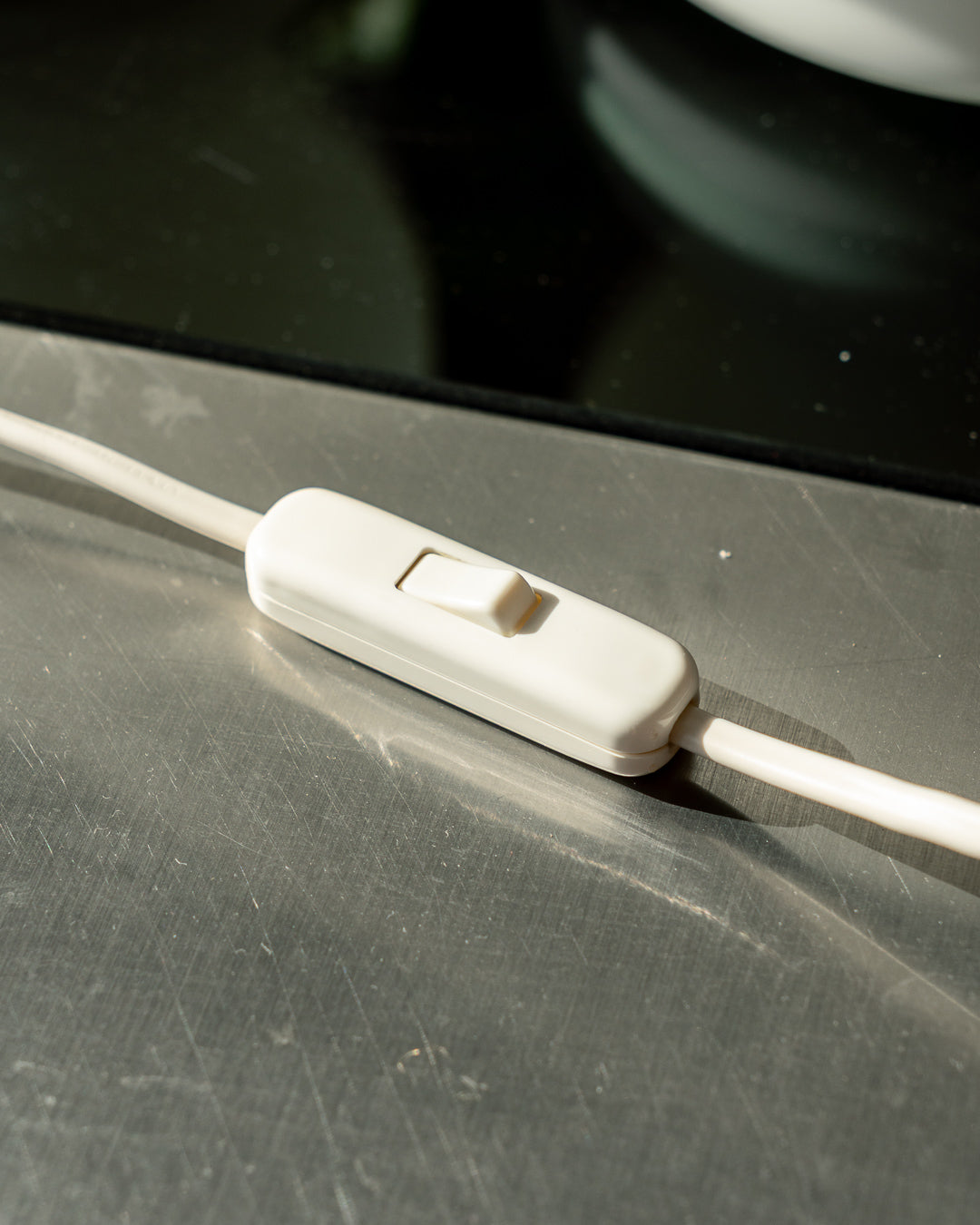 Vintage opaline mushroom table lamp set, mid-century design, excellent condition | Vecino Shop