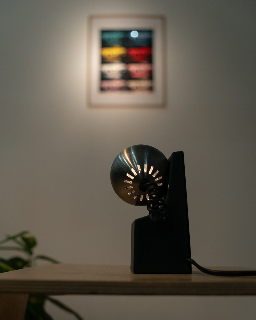 Rare 1970s Osram Minispot halogen lamp designed by Dieter Witte, iconic Space Age vintage lighting. Vecino Shop