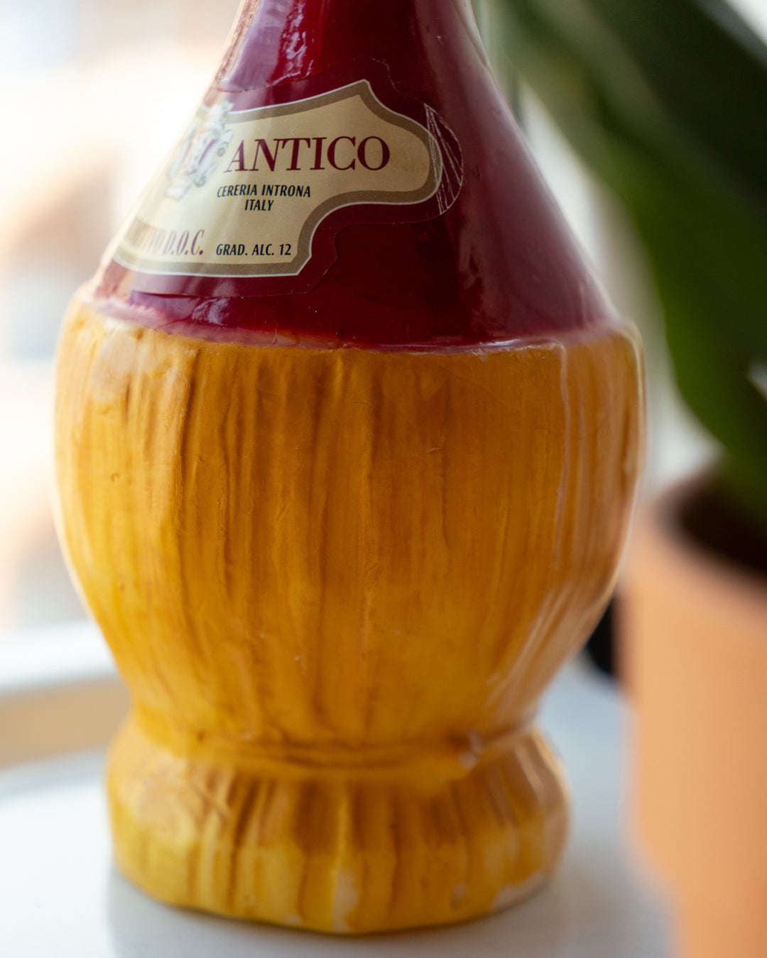 Vintage wine glass candle by Cereria Introna – Vecino Shop